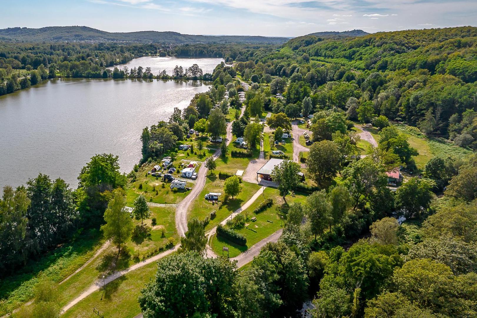 Camping Les Ballastieres - Vosges Du Sud Champagney Bagian luar foto