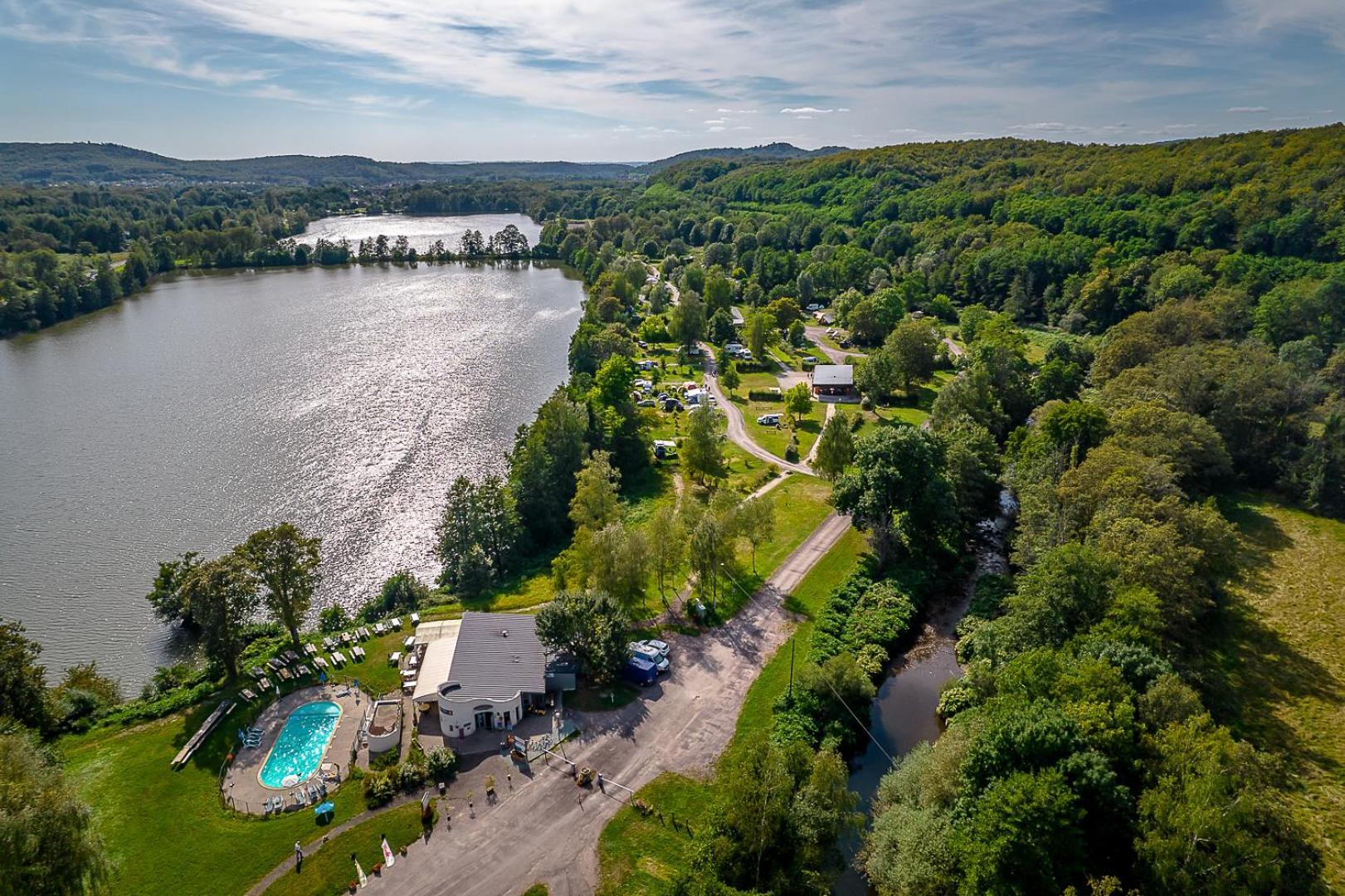 Camping Les Ballastieres - Vosges Du Sud Champagney Bagian luar foto