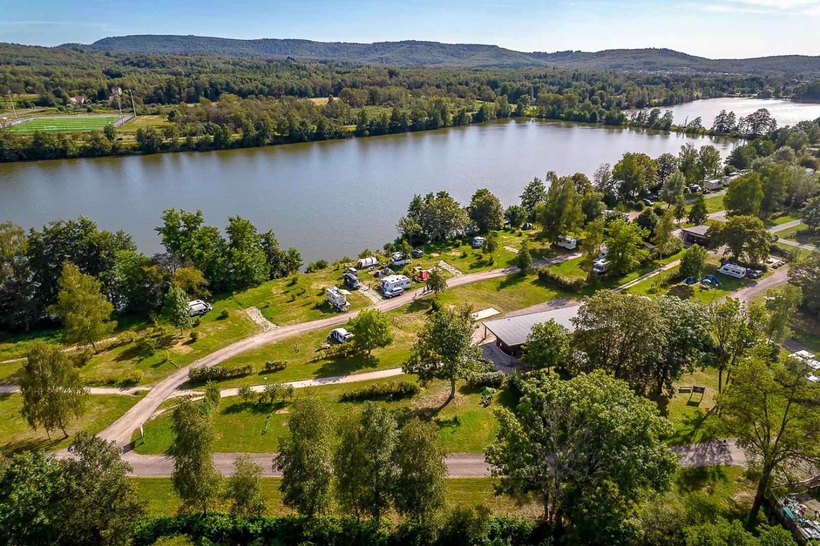 Camping Les Ballastieres - Vosges Du Sud Champagney Bagian luar foto