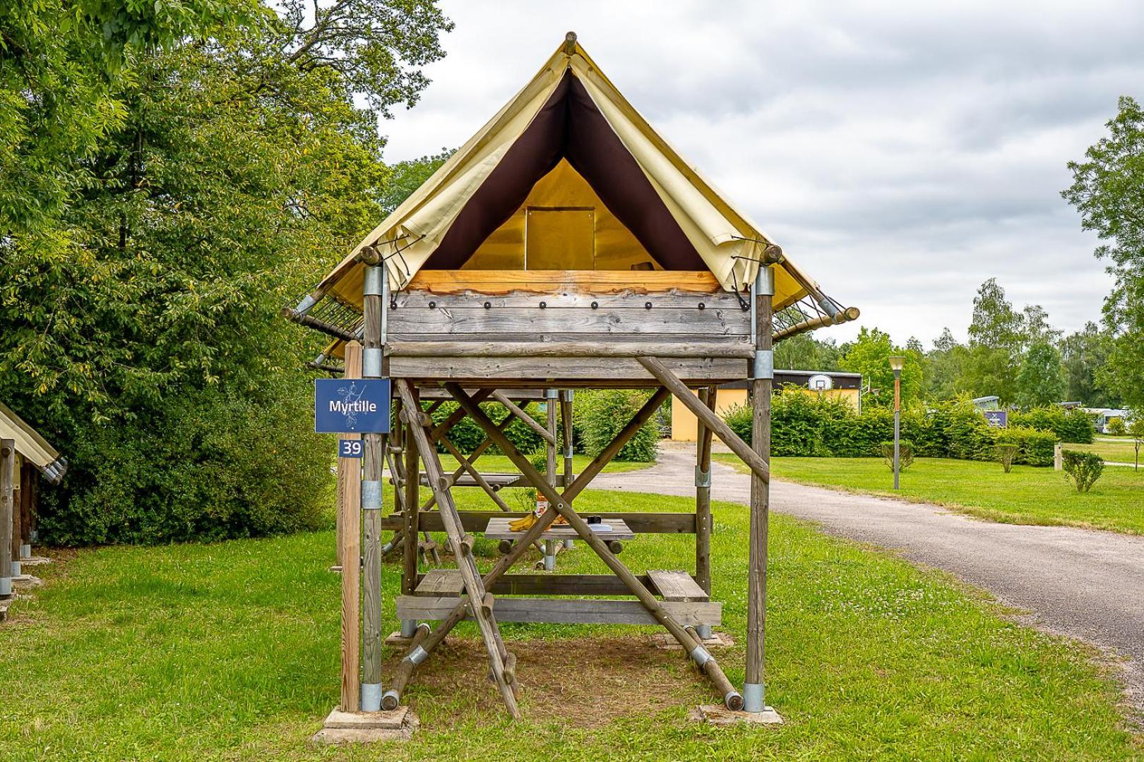 Camping Les Ballastieres - Vosges Du Sud Champagney Bagian luar foto